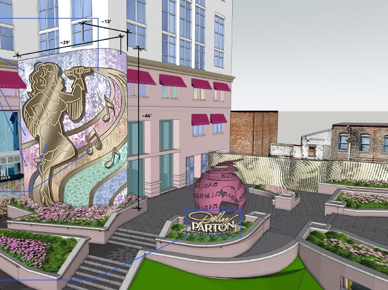 Dolly Parton's Nashville hotel: New renderings of Songteller revealed