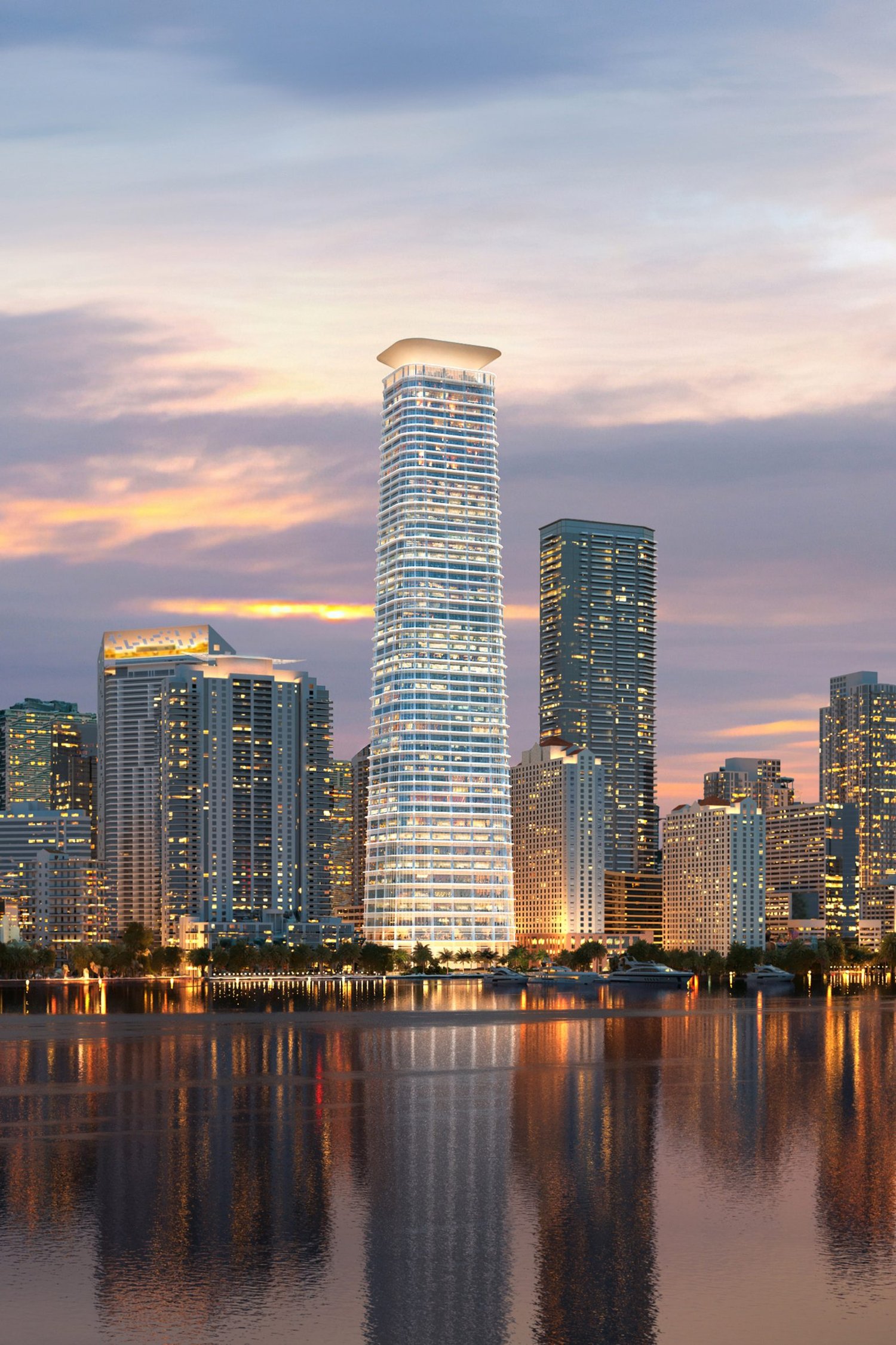 Foster + Partners designs "elegant" Miami supertall skyscraper