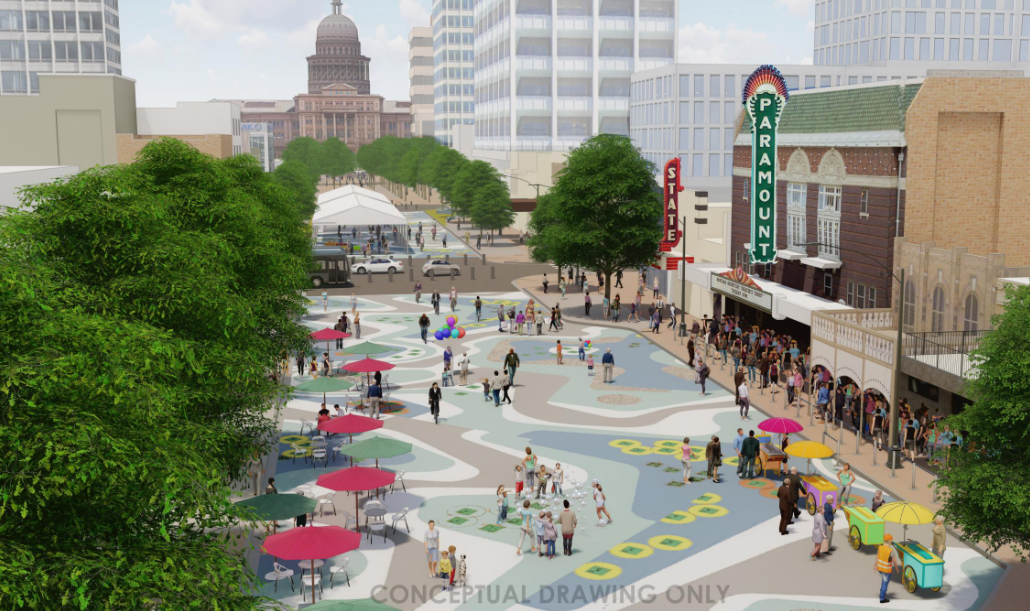 Austin leaders reimagine Congress Ave. as 'pedestrian plaza' in ...