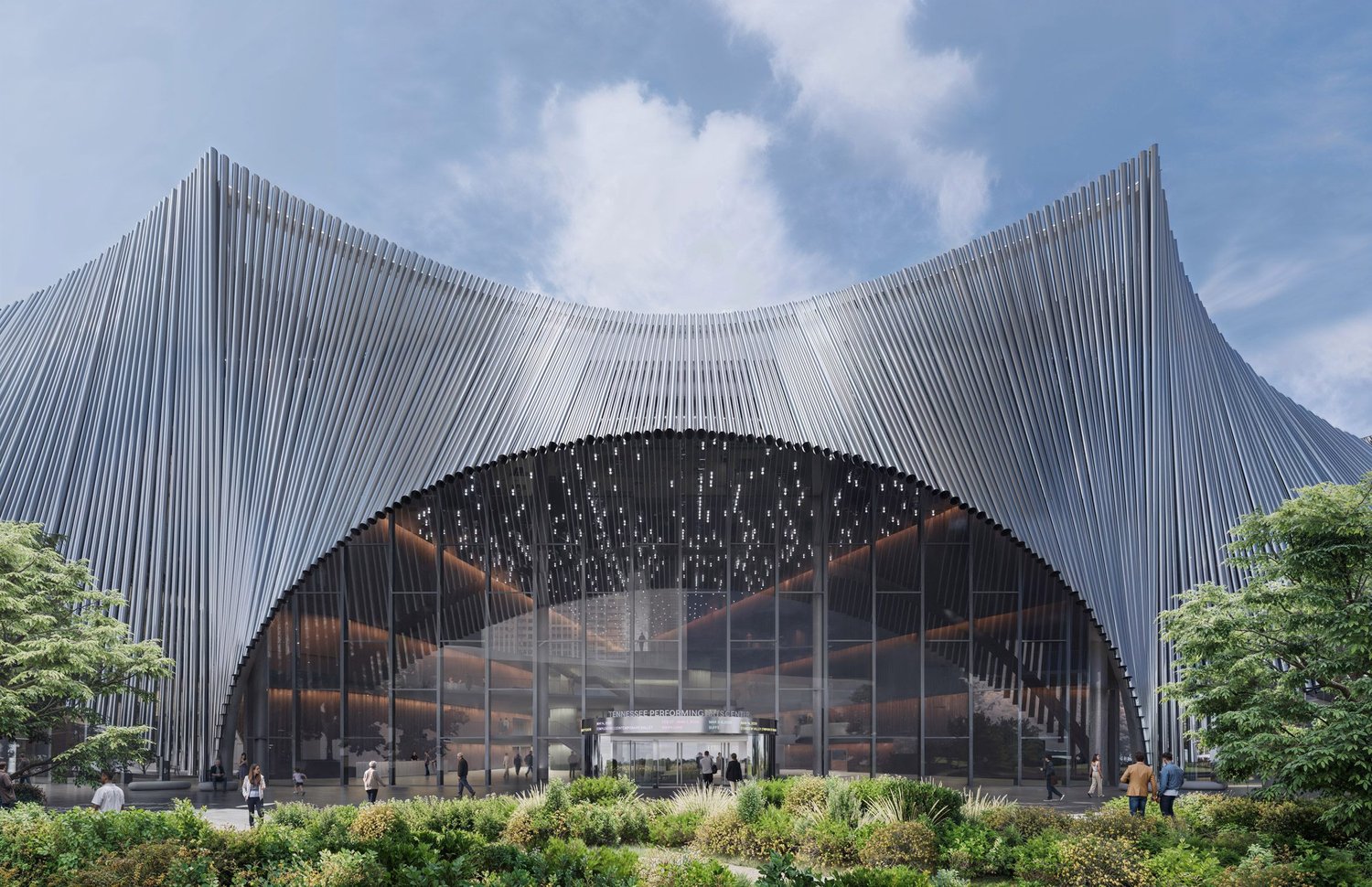 BIG reveals Tennessee Performing Arts Center in Nashville