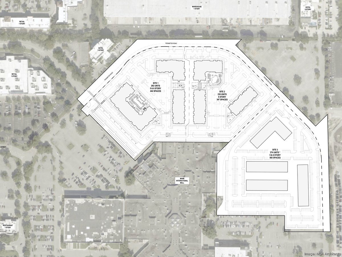 Greystar plans apartments at Miami International Mall - South Florida  Business Journal