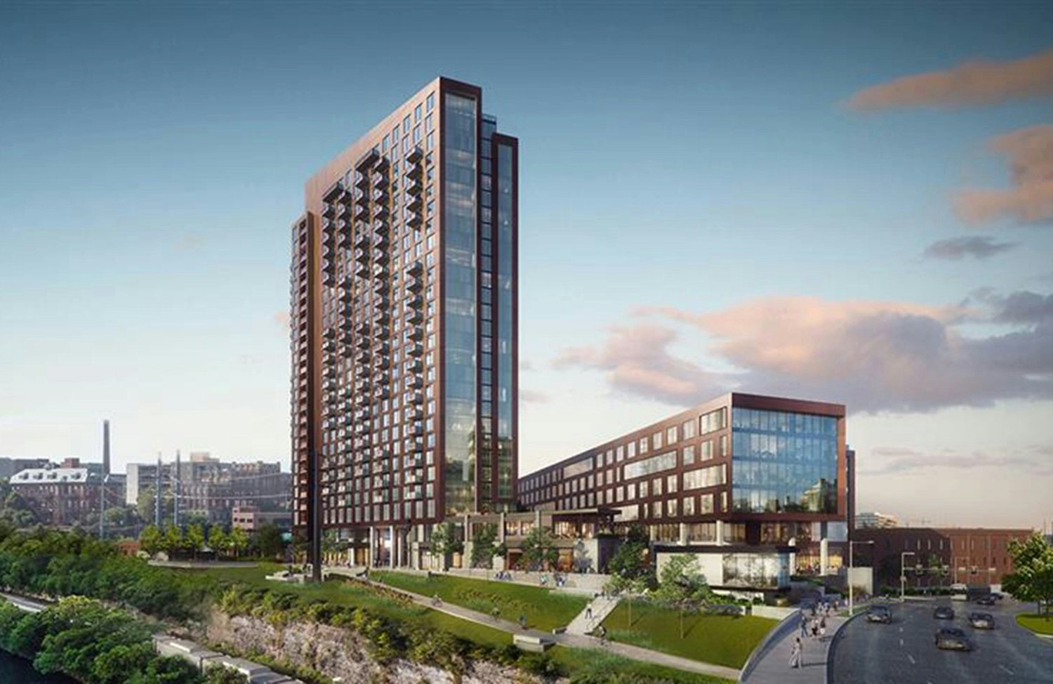 Topping out at Peabody Union | HASTINGS Architecture